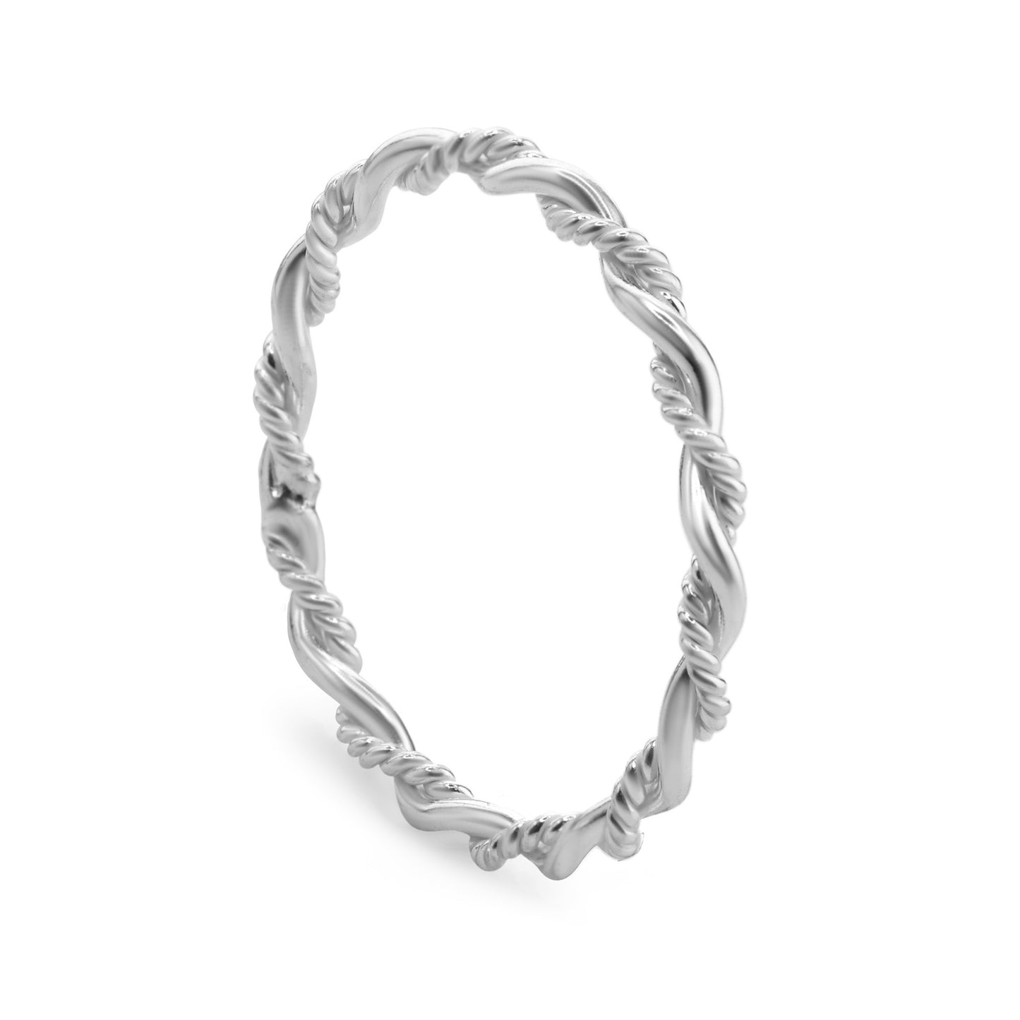 Anillo de Plata 925 Doble Anudado