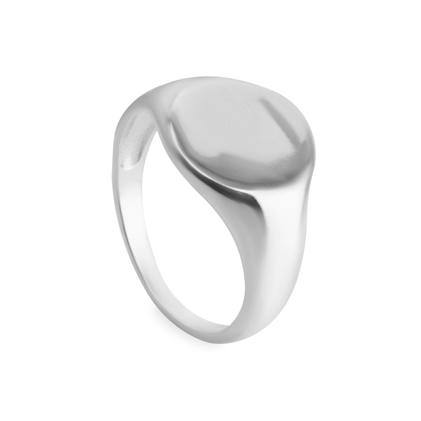 Anillo de Plata 925 Estilo Tradicional Sello Clásico Hombre