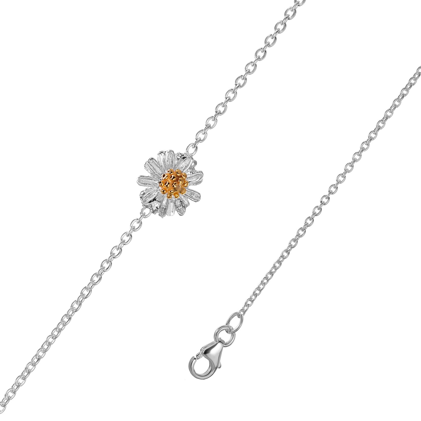 Pulsera de Plata 925 Modelo Pequeña Margarita