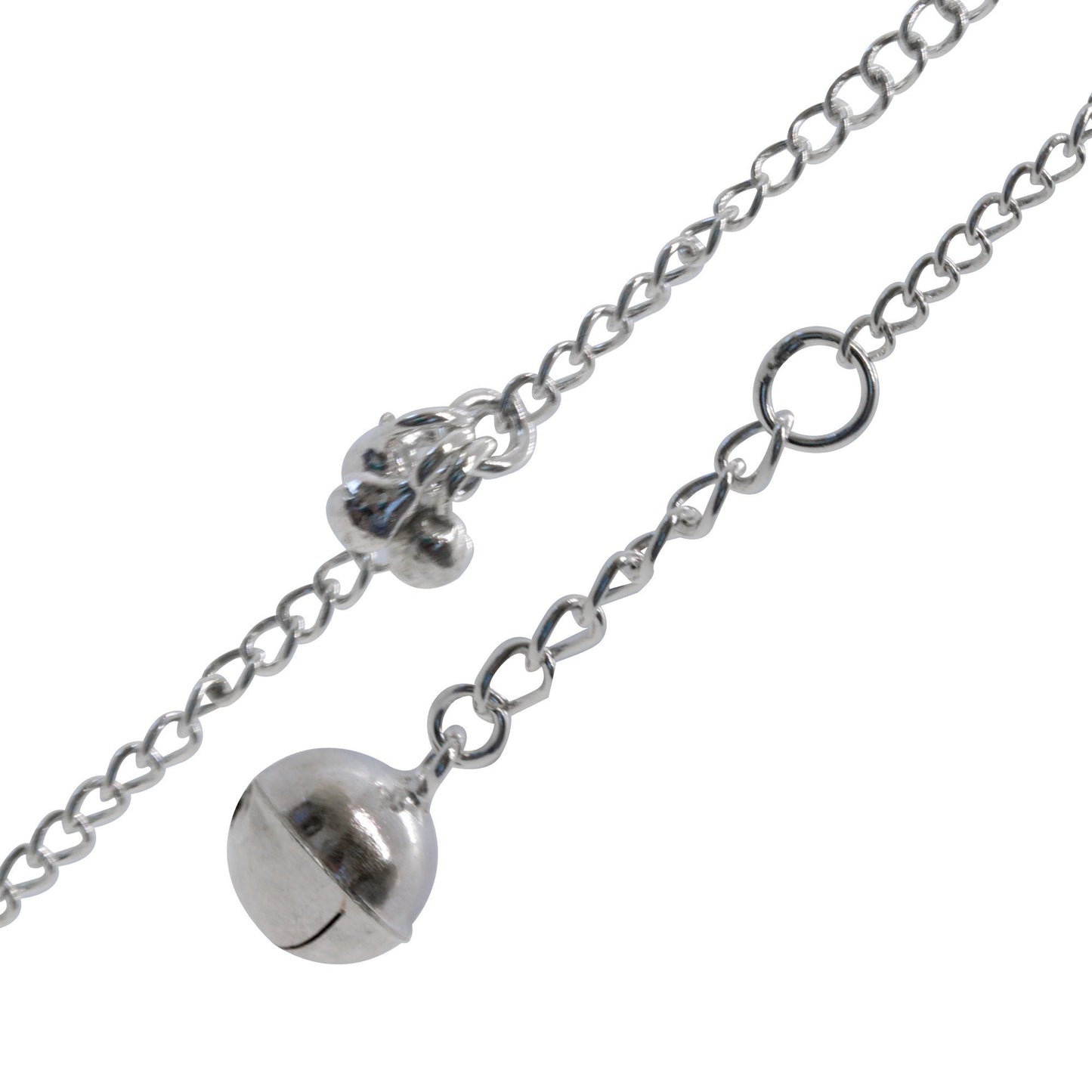 Tobillera de Plata 925 Racimo de Esferas