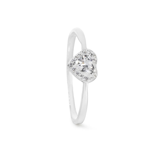 Anillo de Plata 925 Corazón de Circones
