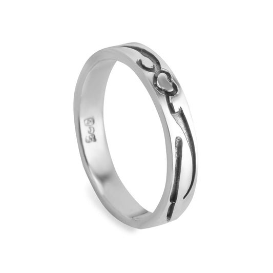 Anillo de Plata 925 Diseño Corazón