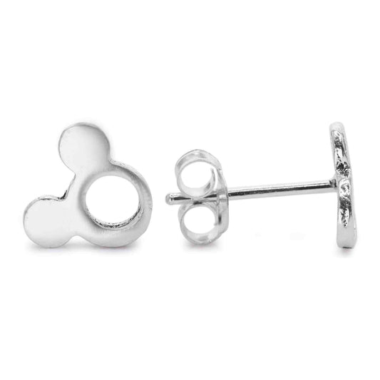 Aros de Plata 925 Figura Mickey Mouse