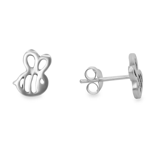 Aros de Plata 925 Figura Abejita
