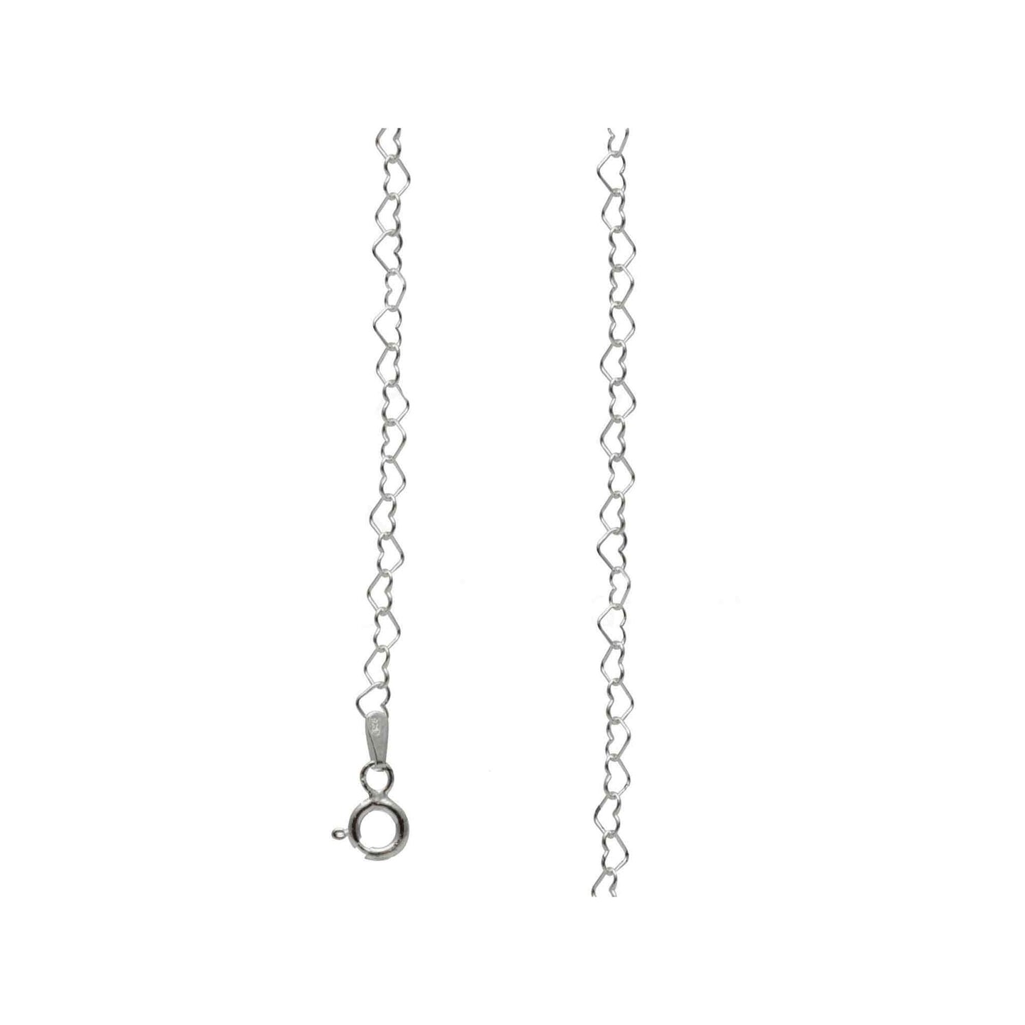 Cadena de Corazones de plata 925 de 40cm