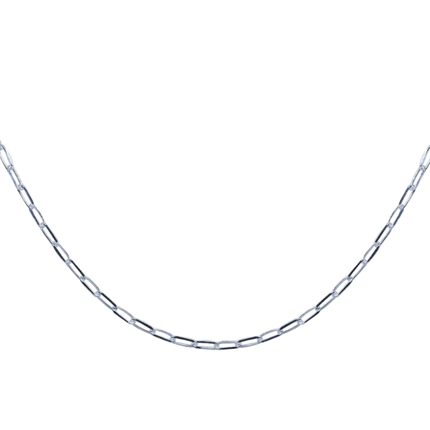 Cadena de Plata 925 Eslabón Alargado 060 50 cm