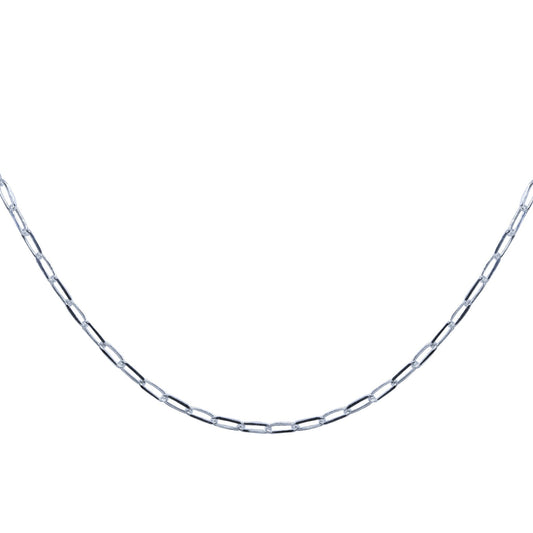 Cadena de Plata 925 Eslabón Alargado 060 50 cm