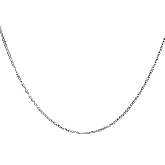 Cadena de Plata 925 Estilo Veneciana Tubular 50 cm