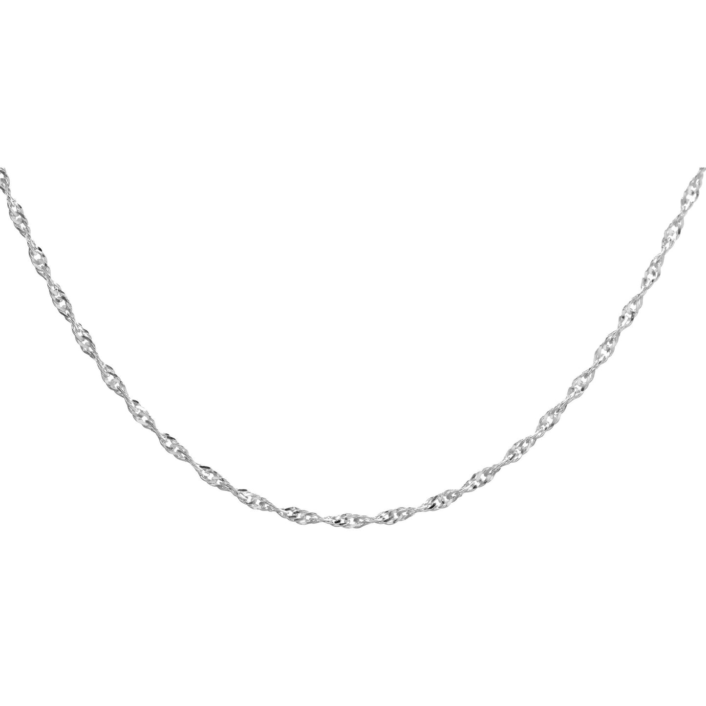 Cadena de Plata 925 Modelo Singapur 025 60 cm