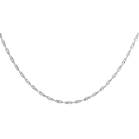 Cadena de Plata 925 Modelo Singapur 025 60 cm