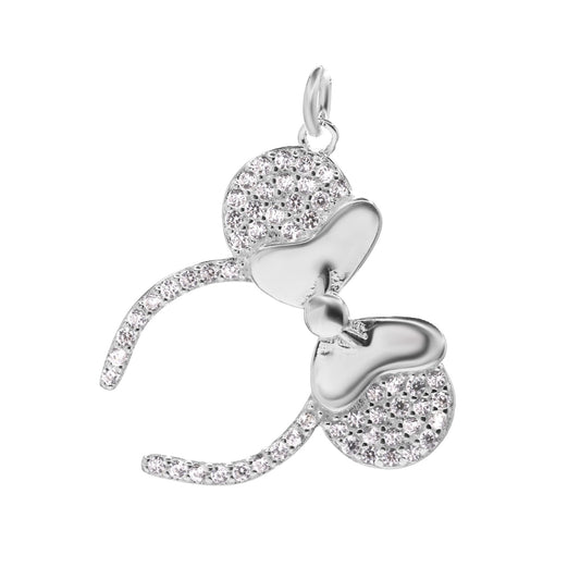 Colgante de Plata 925 Figura Minie Mouse con Circones