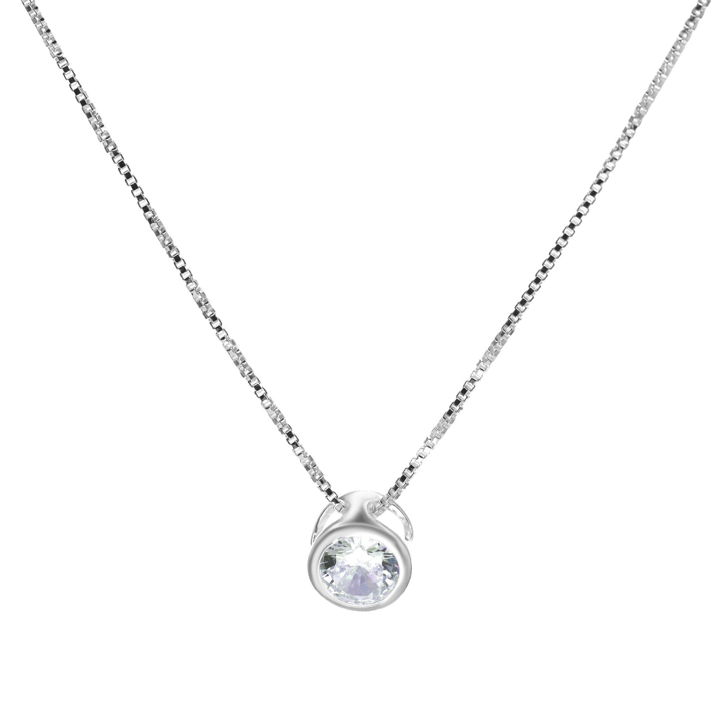 Collar de Plata 925 Punto de Luz 6 mm en 50 cm