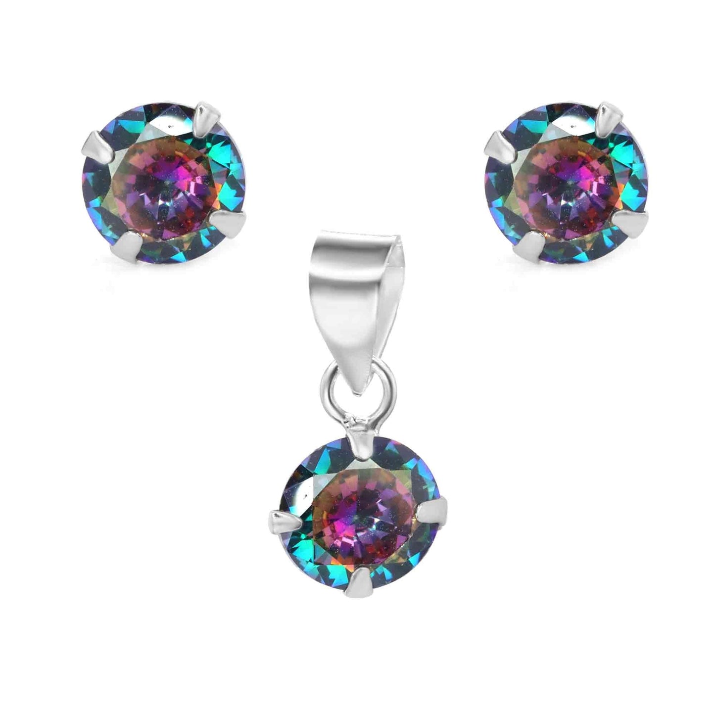 Conjunto de Plata 925 Místico 6 mm