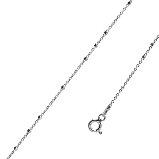 Pulsera de Plata 925 Eslabones y Barrilitos en series