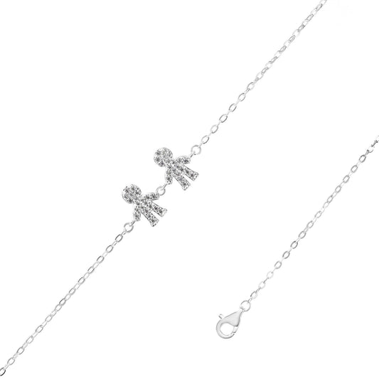 Pulsera de Plata 925 Niños de Circones